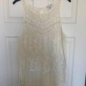 Lace tank top